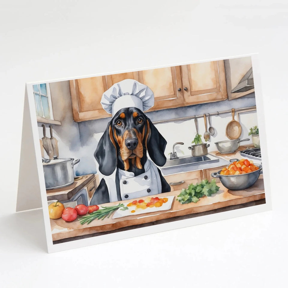 The Dog Chef Greeting Cards - 5 x 7, 8 ct, Bloodhound 6210, view 32