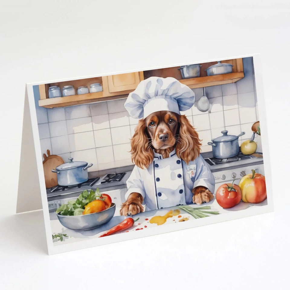The Dog Chef Greeting Cards - 5 x 7, 8 ct, English foxhound 6245, view 67