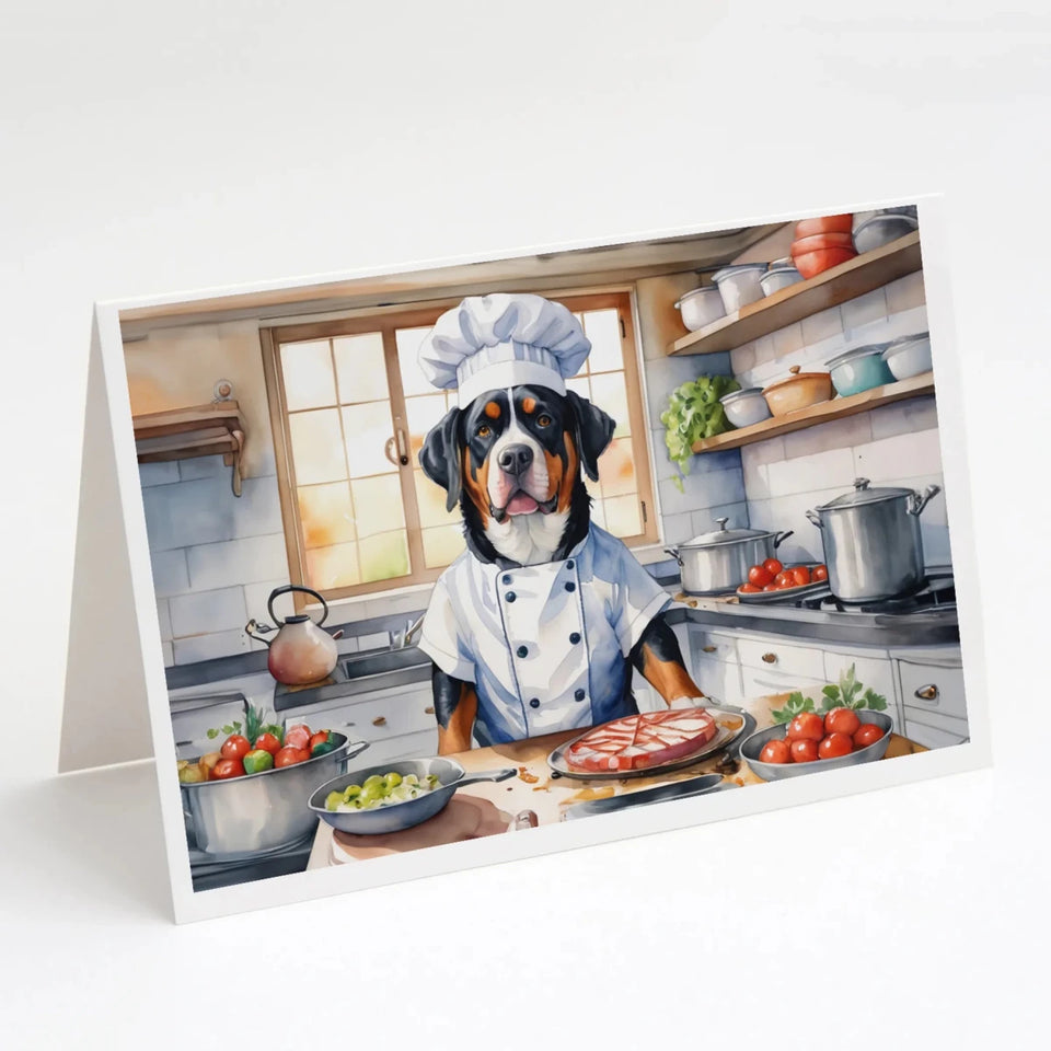 The Dog Chef Greeting Cards - 5 x 7, 8 ct, Greyhound 6263, view 85