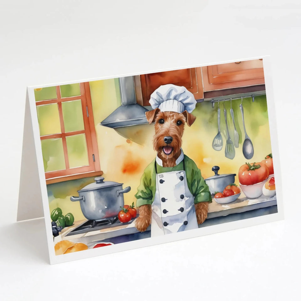 The Dog Chef Greeting Cards - 5 x 7, 8 ct, Irish wolfhound 6268, view 90