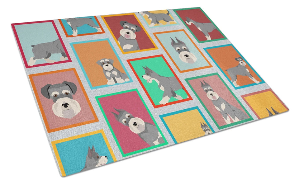 Lots of Dogs Glass Cutting Board - Large, Westie, view 19