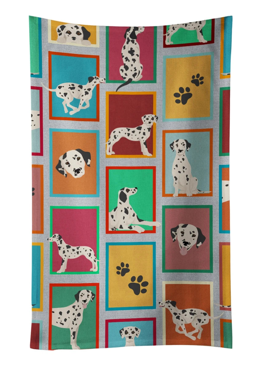 Lots of Dogs Kitchen Towel - 25HX15W, 194030681688/Old english sheepdog, view 34