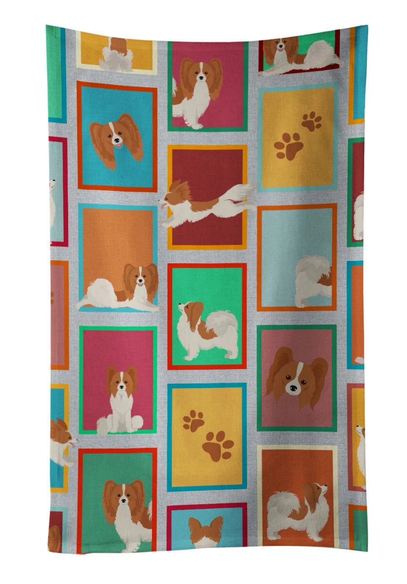 Lots of Dogs Kitchen Towel - 25HX15W, 194030681787/Italian greyhound, view 44