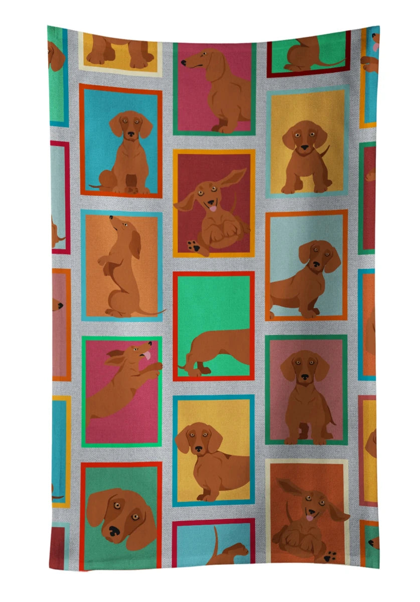 Lots of Dogs Kitchen Towel - 25HX15W, 194030681831/English bulldog - brindle, view 49