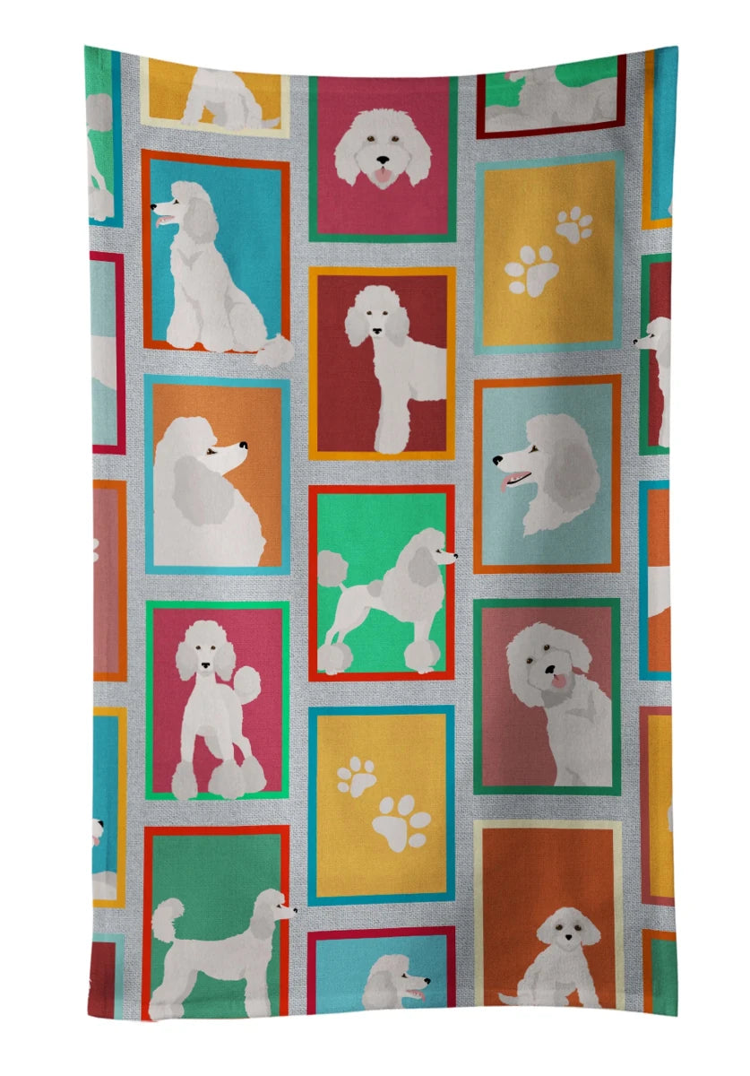 Lots of Dogs Kitchen Towel - 25HX15W, 194030681923/Yorkshire terrier - blue and tan, view 58