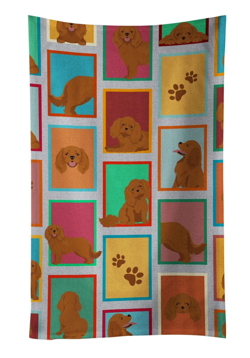 Lots of Dogs Kitchen Towel - 25HX15W, 194030681978/Cavalier spaniel - tricolor, view 63