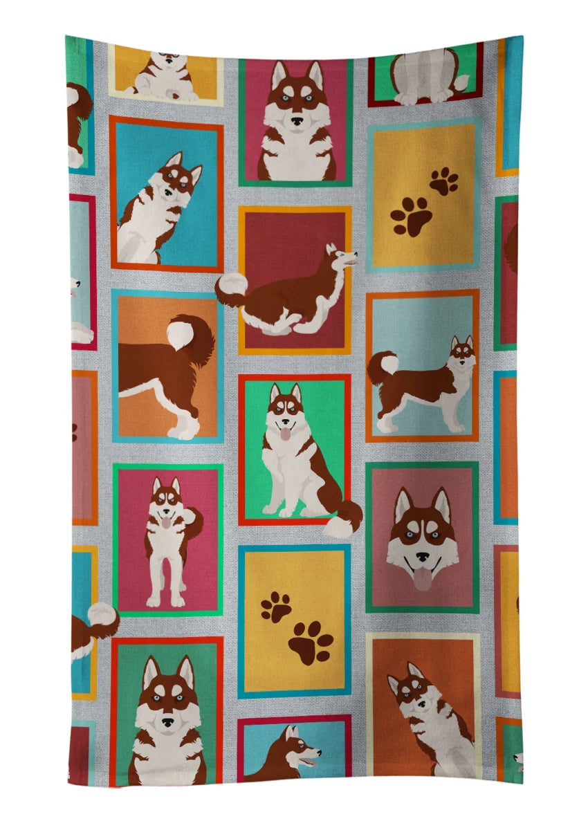 Lots of Dogs Kitchen Towel - 25HX15W, 194030682067/Doberman pinscher - red, view 71