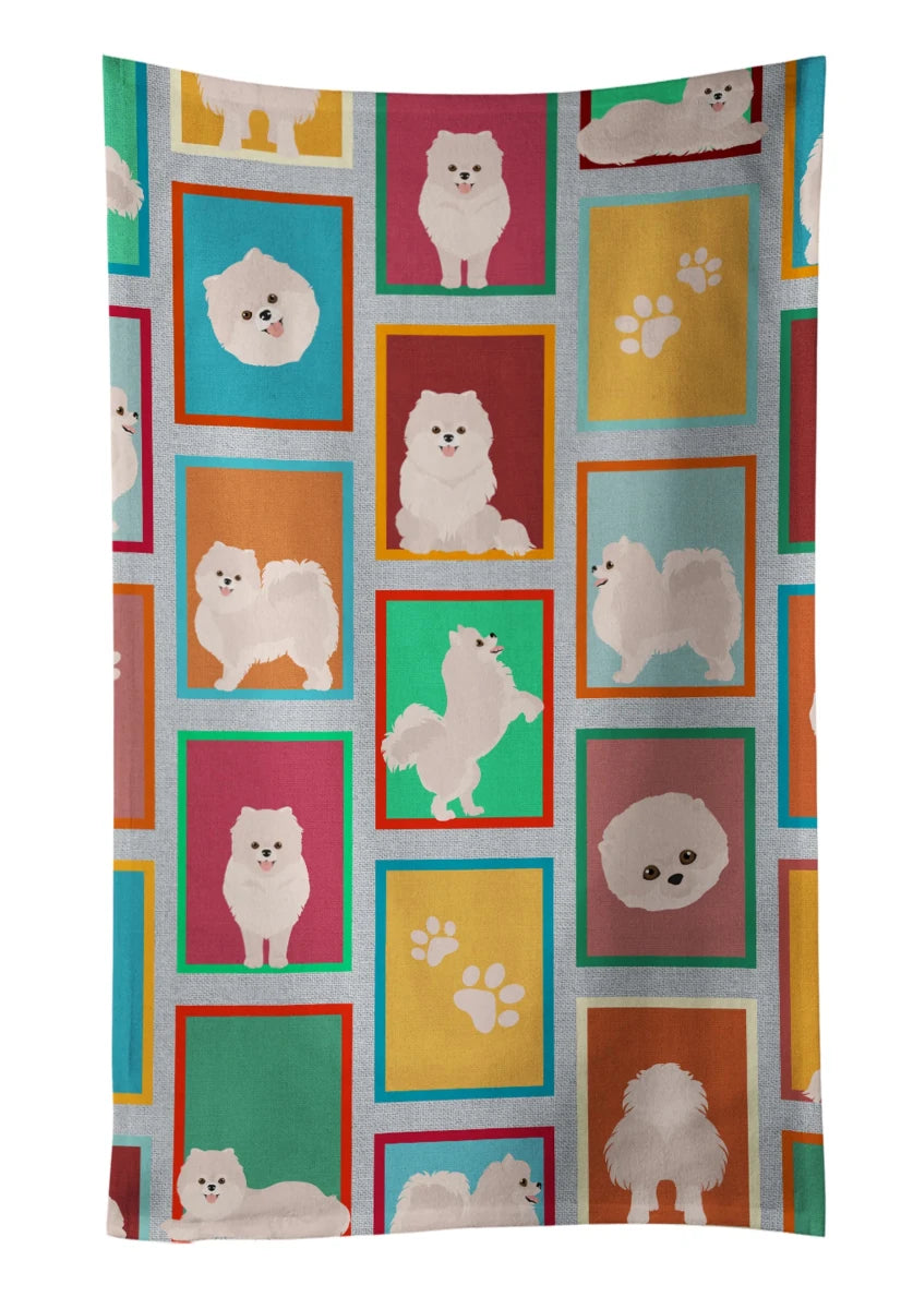 Lots of Dogs Kitchen Towel - 25HX15W, 194030682159/Sheltie - blue merle, view 80