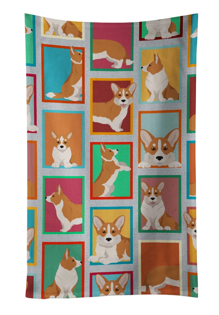 Lots of Dogs Kitchen Towel - 25HX15W, 194030682203/Boxer - flashy fawn, view 85