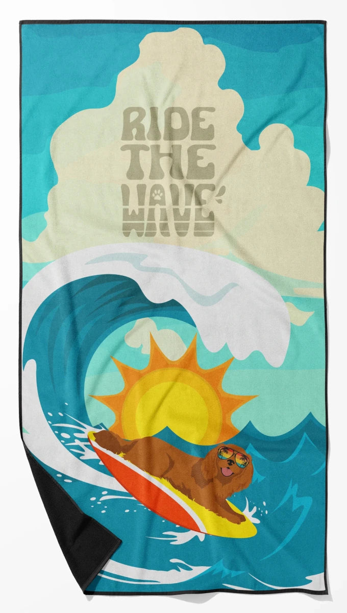 Dog Lover Beach Towel - Premium 60 x 30 in Oversized Surf Towel for, 194030683316/Cavalier spaniel - tricolor, view 23