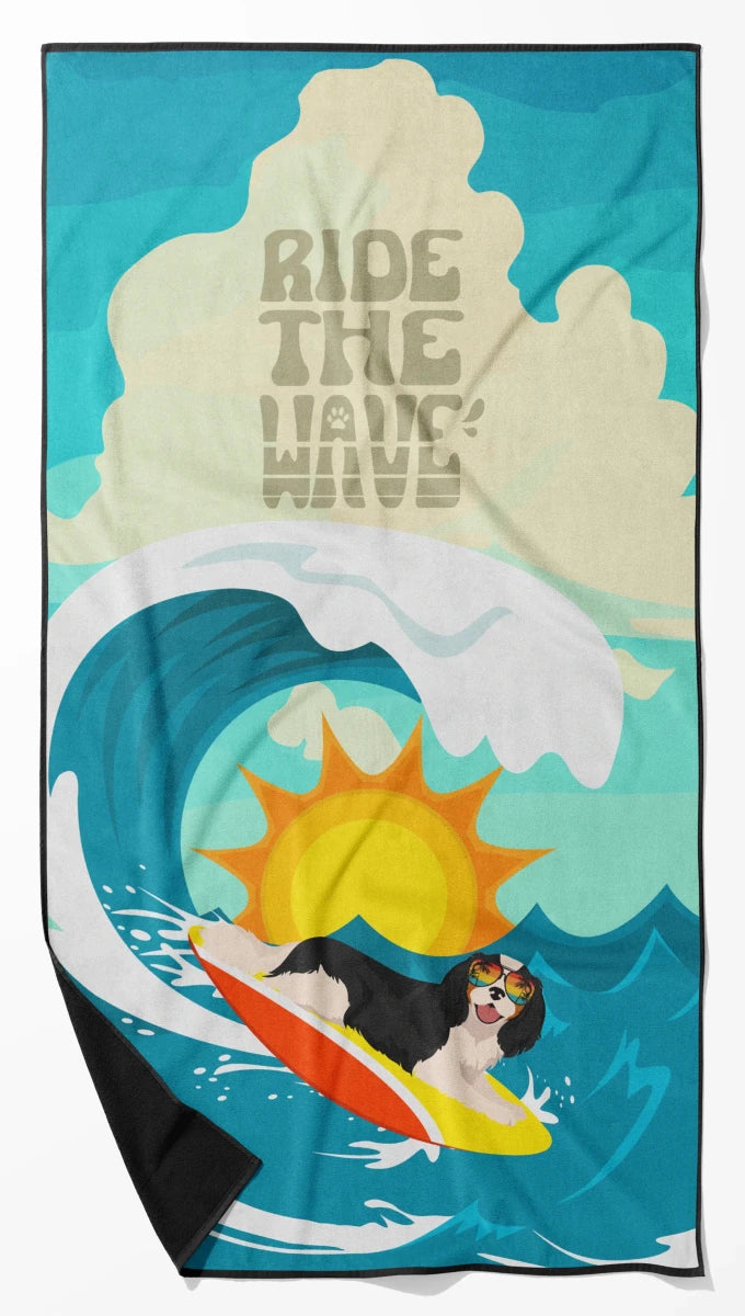 Dog Lover Beach Towel - Premium 60 x 30 in Oversized Surf Towel for, 194030683323/Chihuahua - longhair black and tan, view 24