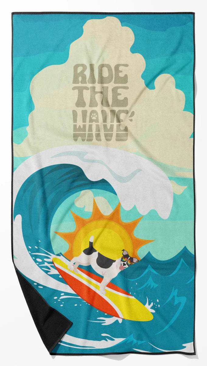 Dog Lover Beach Towel - Premium 60 x 30 in Oversized Surf Towel for, 194030683668/Jack russell terrier - red and white