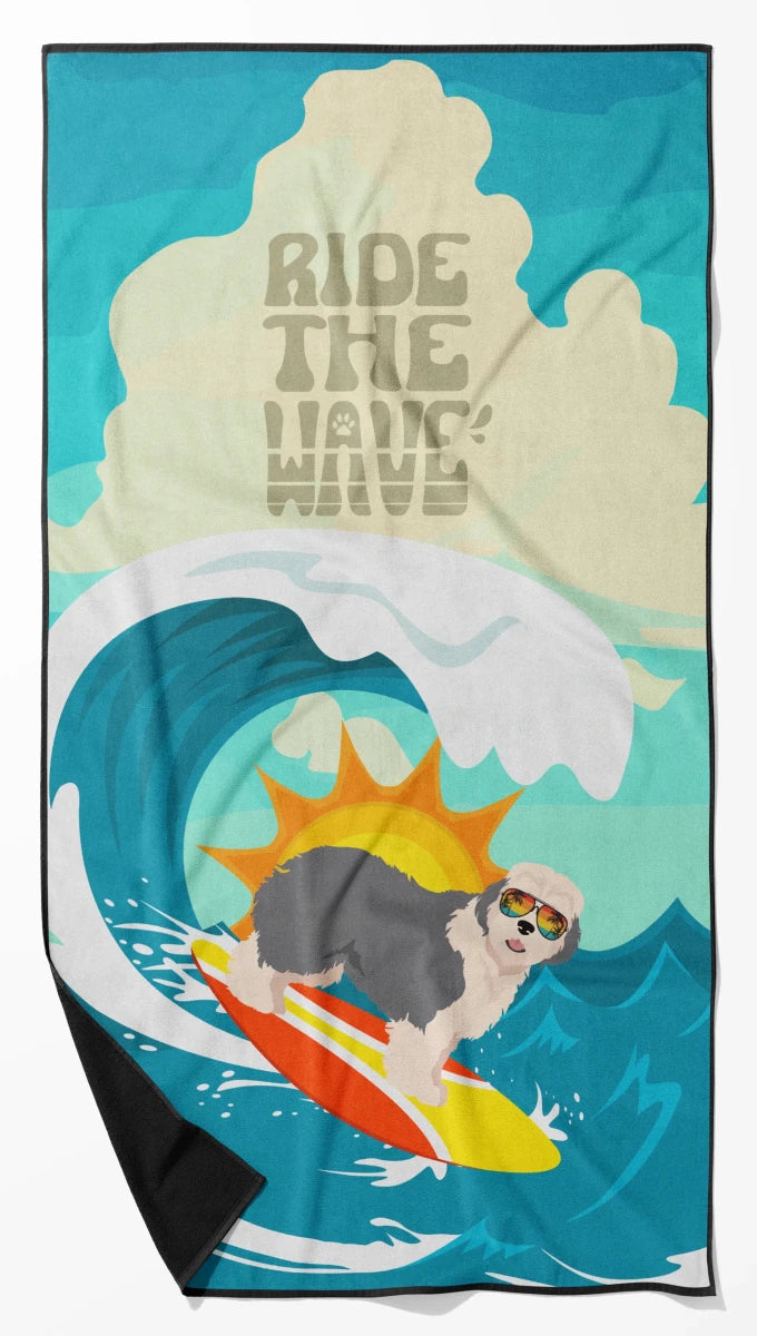 Dog Lover Beach Towel - Premium 60 x 30 in Oversized Surf Towel for, 194030683781/Papillon - black and white, view 70