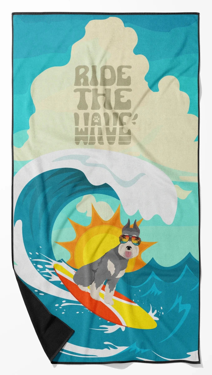 Dog Lover Beach Towel - Premium 60 x 30 in Oversized Surf Towel for, 194030684047/Siberian husky - black and white, view 96