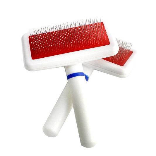 Air Cushion Pin Brush - Gentle Detangling Brush with Protective Head for Dogs