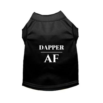 Dapper AF Dog Tee - Original & Bow Tie - Pets Perfect