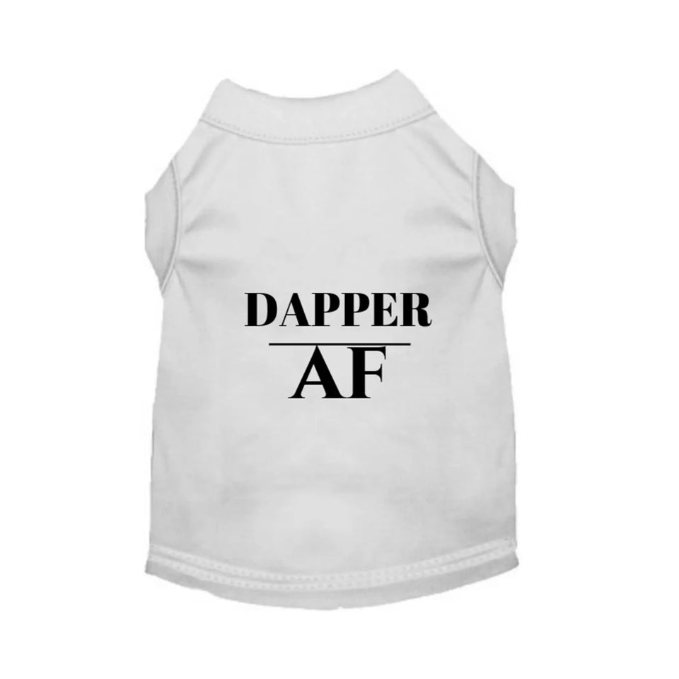 Dapper AF Dog Tee - Original & Bow Tie - Pets Perfect