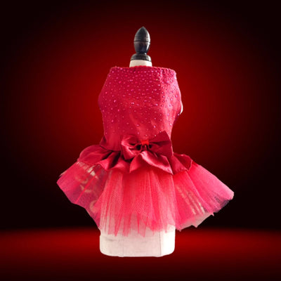 Luxurious Holiday Sequin Dog Dress by Bark Fifth Avenue - Pets Perfect