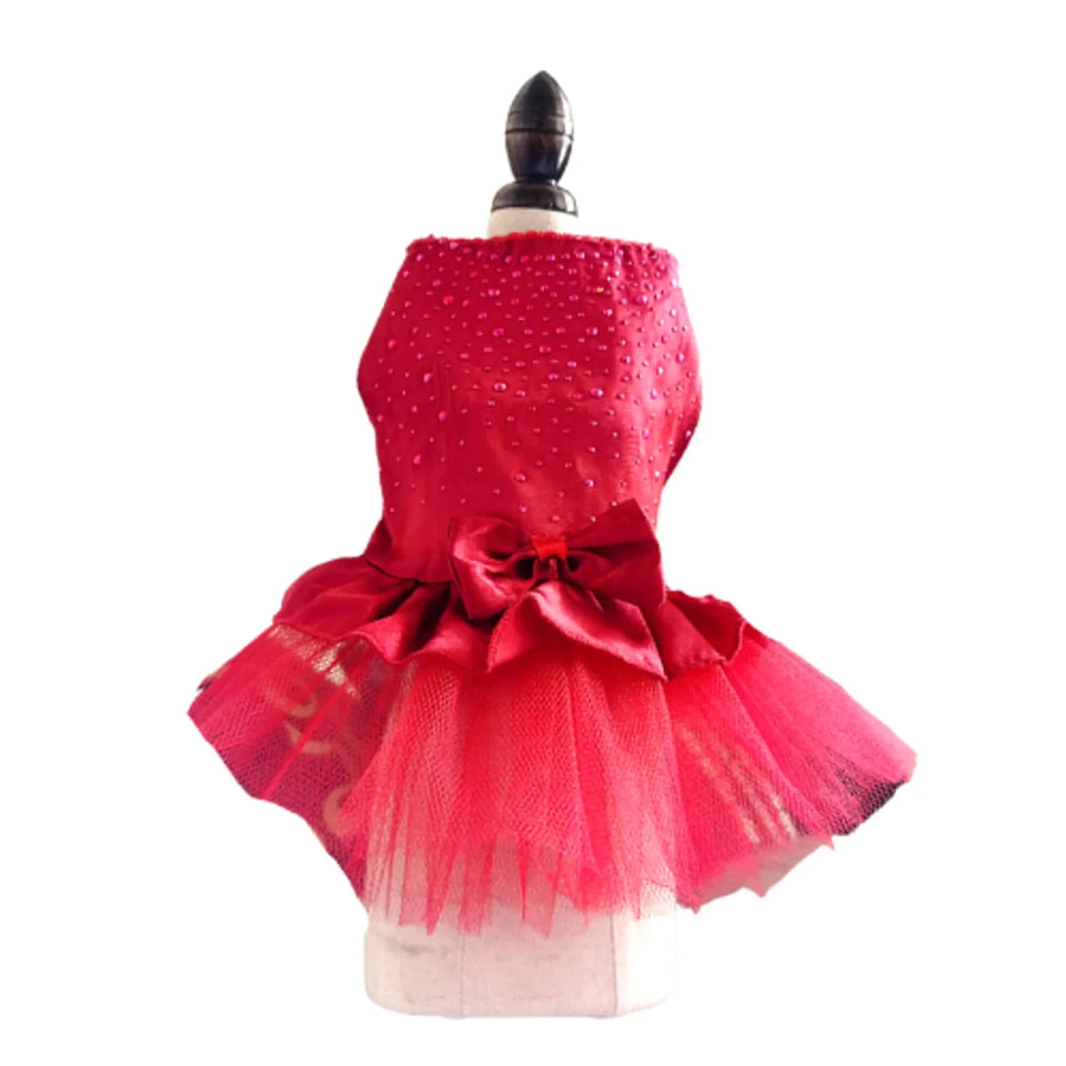 Luxurious Holiday Sequin Dog Dress by Bark Fifth Avenue - Pets Perfect