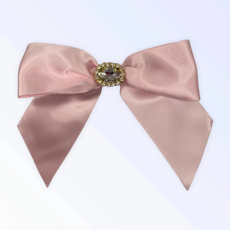 Luxurious Satin Bows - Dog Hair Bow with Stones by Bark Fifth Avenue - Pets Perfect