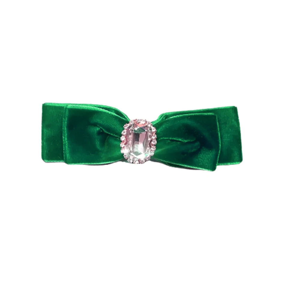 Luxurious Velvet Bow Hair Clip for Dogs by Bark Fifth Avenue - Pets Perfect