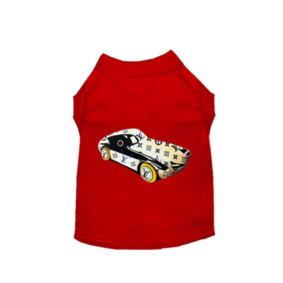 Bark Fifth Avenue My Fancy Race Car Dog Tee & Dress - Pets Perfect