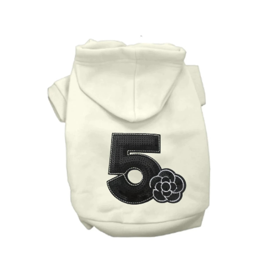 No. 5 Camellia Hoodie by Bark Fifth Avenue - Designer-Inspired Dog Hoodie - Pets Perfect