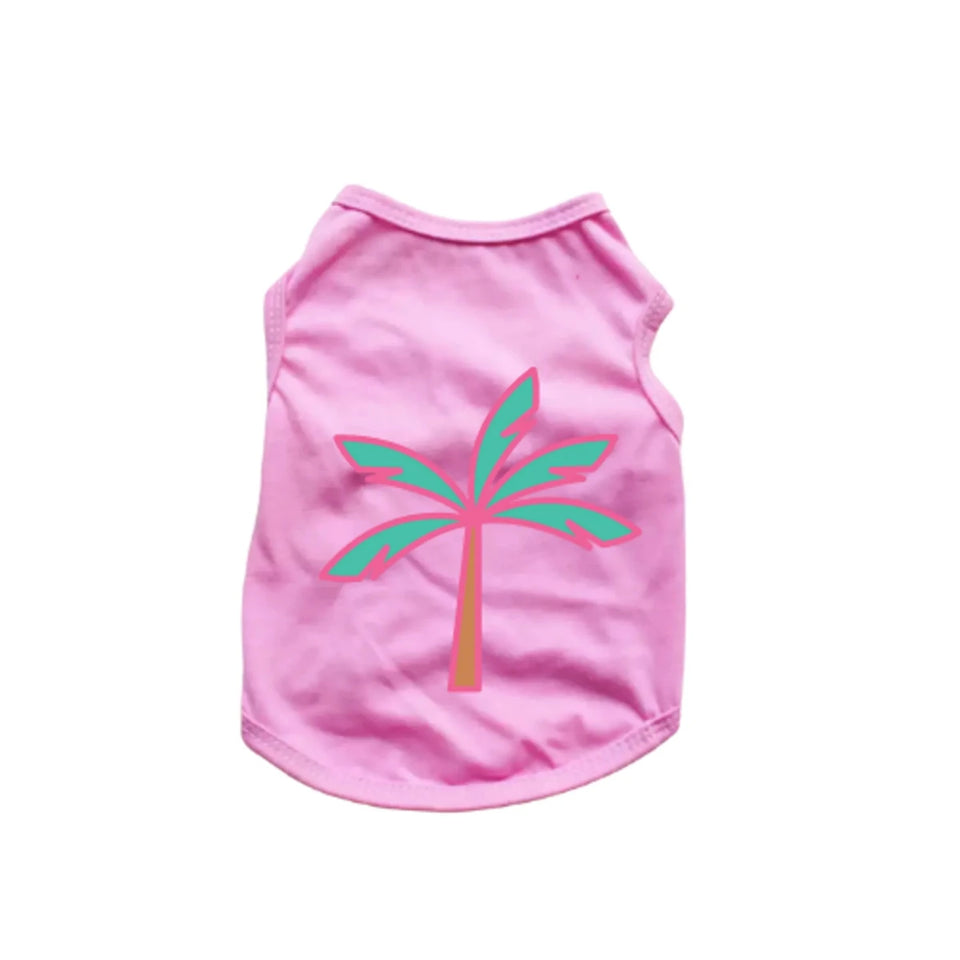 Palm Tree Tank Top for Dogs by Bark Fifth Avenue - Pets Perfect