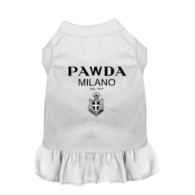 Pawda Dog Dress and Tee - SS22 Designer Inspired Dog Apparel by Bark Fifth Avenue - Pets Perfect