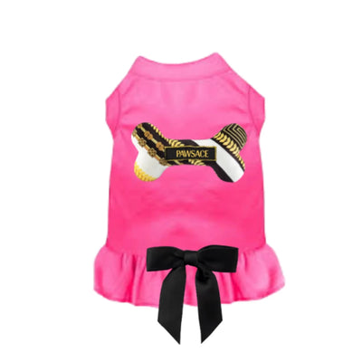 Pawsace Bone Dog Dress by Bark Fifth Avenue - Pets Perfect