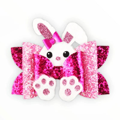 Peekaboo Bunny Bow Hair Clip for Dogs by Bark Fifth Avenue - Pets Perfect