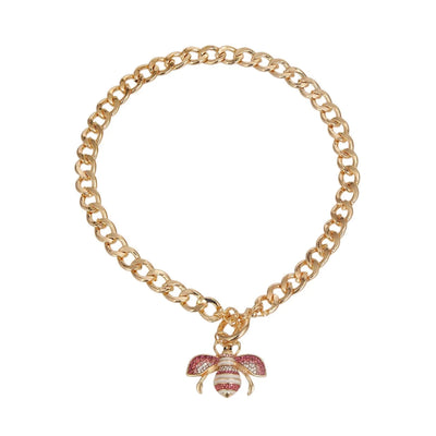 Pink Bee Toggle Necklace - Pets Perfect