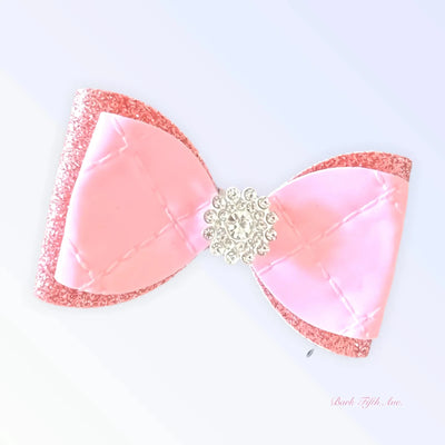 Quilted Glam Spring Bow for Dogs by Bark Fifth Avenue - Pets Perfect