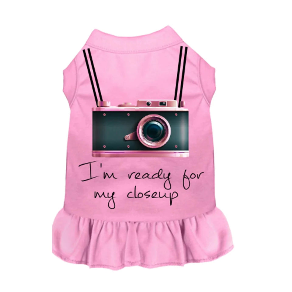 Ready For My Closeup Dog Dress - Summer Dog Apparel by Bark Fifth Avenue - Pets Perfect