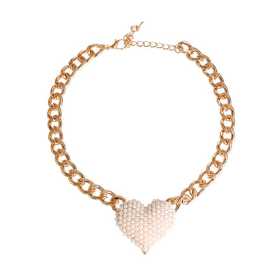 Rhinestone Heart Necklace - Pets Perfect