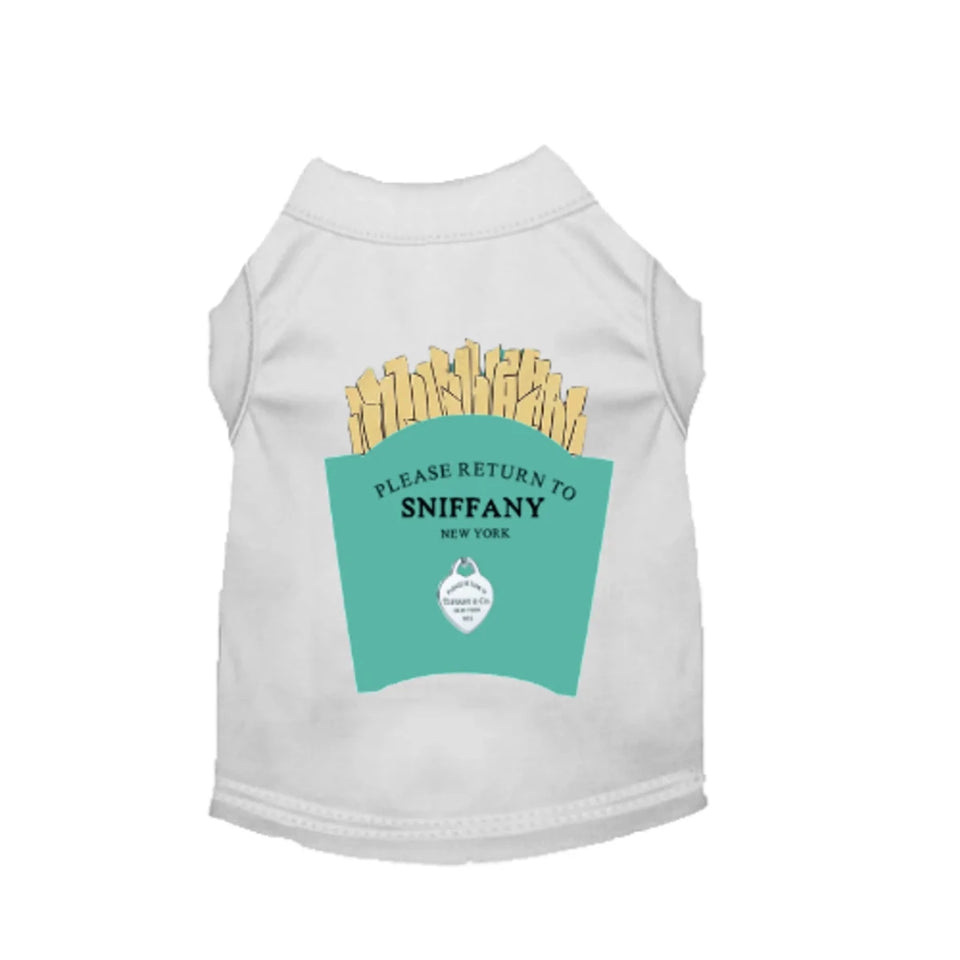 Sniffany French Fries Dog Shirt & Dress by Bark Fifth Avenue - Pets Perfect