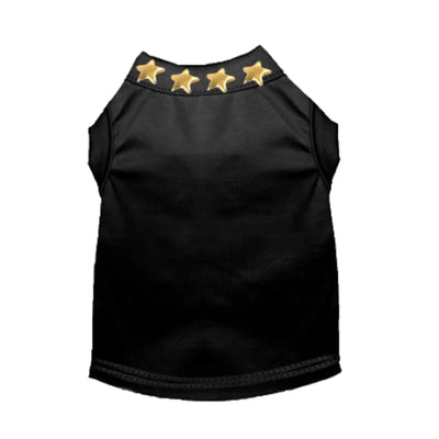 StarStudded Tee - Gold Star Button Dog Shirt by Bark Fifth Avenue - Pets Perfect
