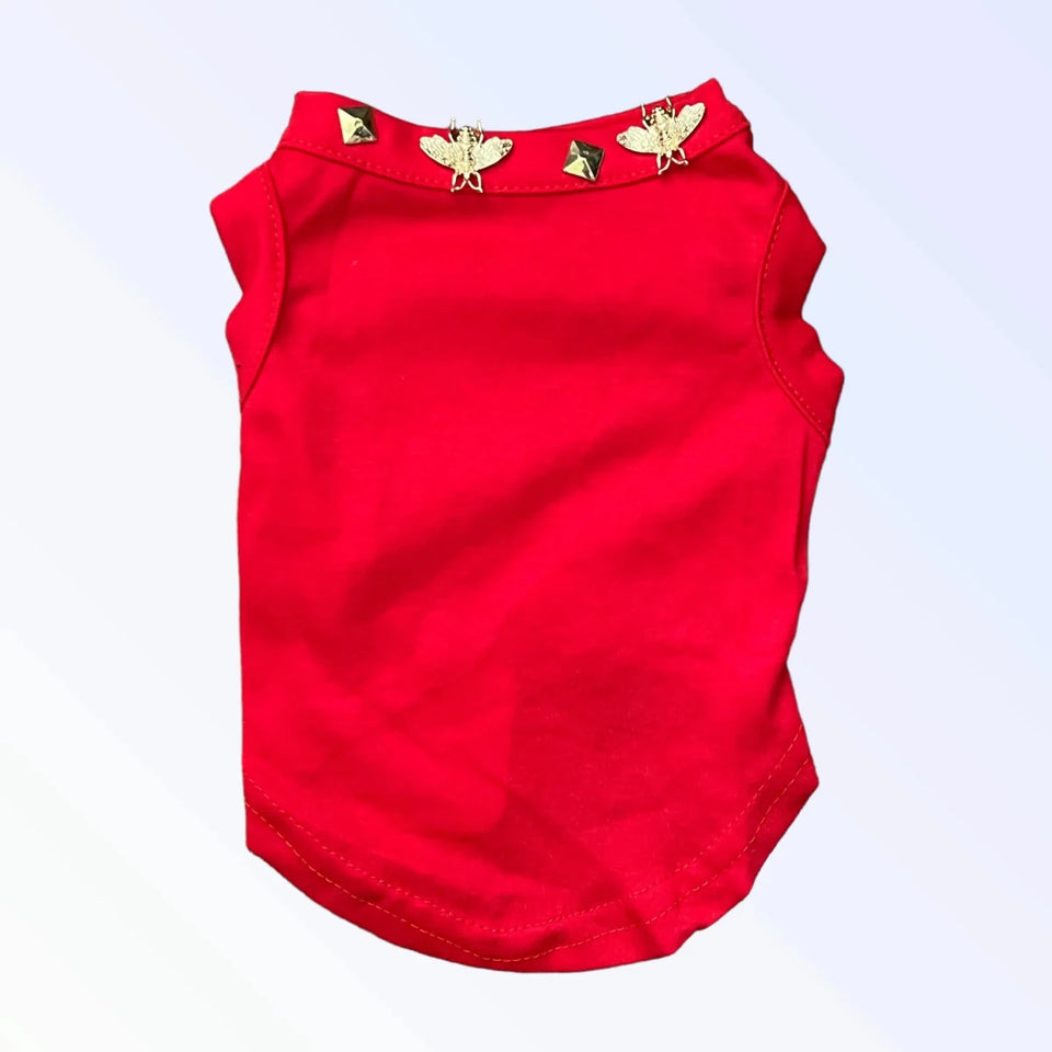 Studded Bee Tee Dog Shirt by Bark Fifth Avenue - Pets Perfect