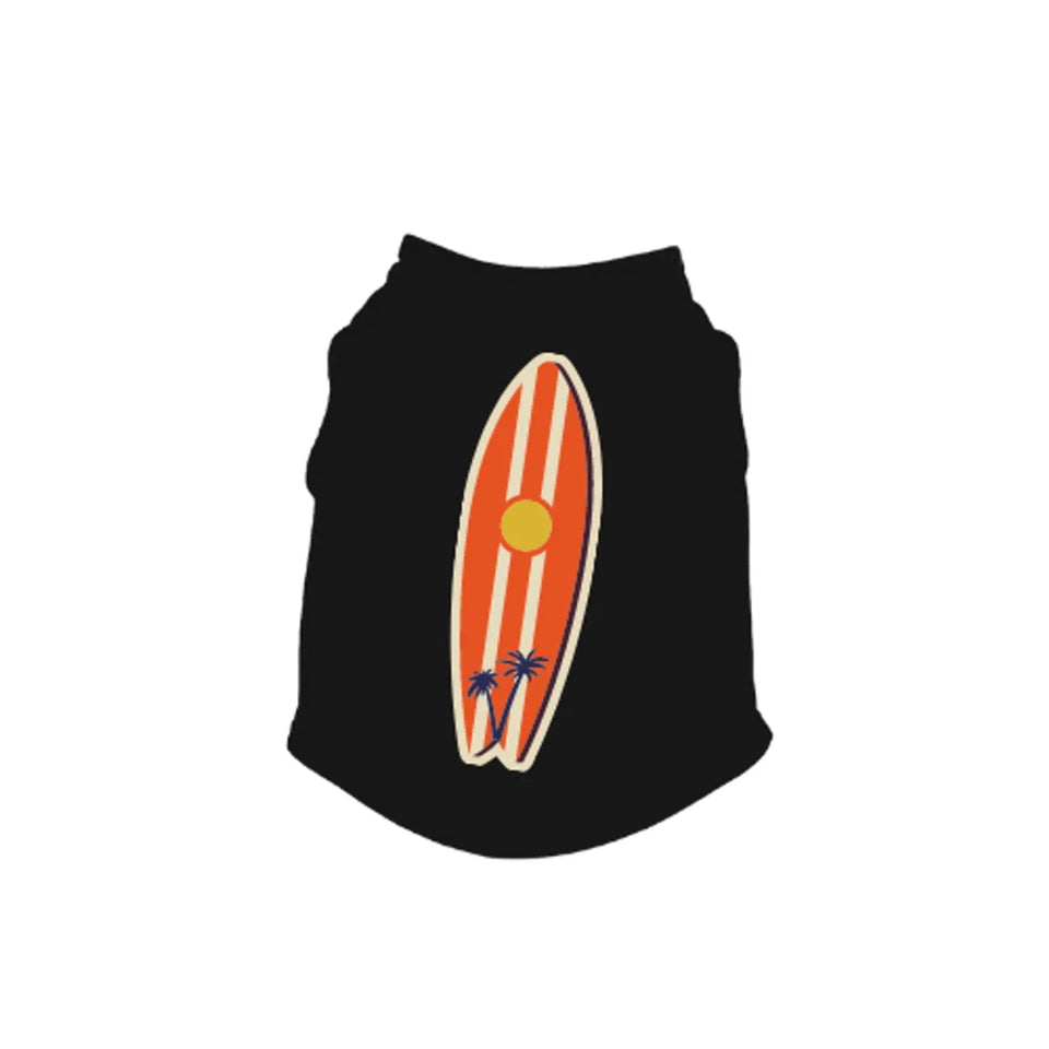 Surfer Tank Top for Dogs - Sleeveless Dog Shirt - Pets Perfect