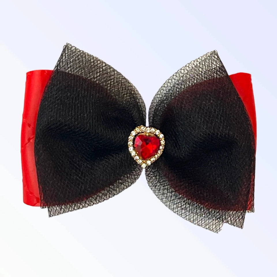 Tulle Heart Dog Hair Barrette - Pets Perfect
