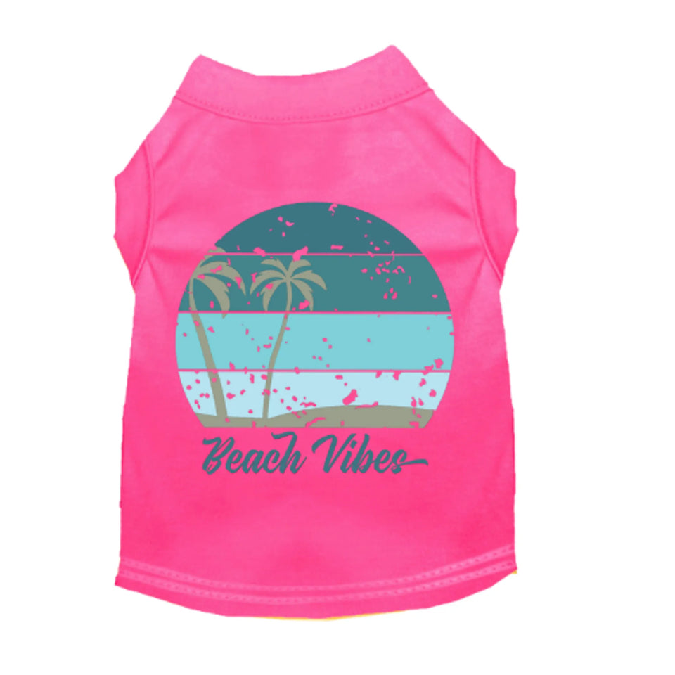 Beach Vibes Sleeveless Dog Tee by Bark Fifth Avenue, view 31