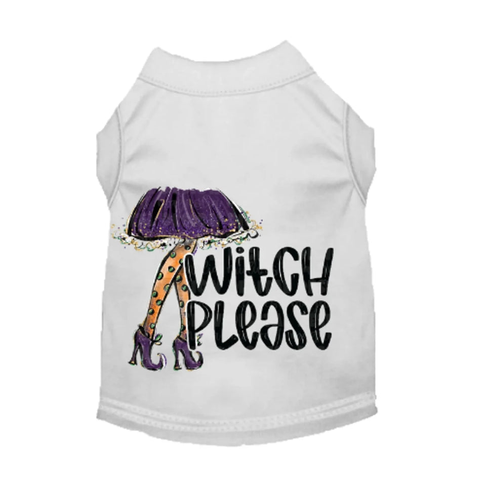Bark Fifth Avenue Witch Please Dog Dress & Tee - Halloween Pet Costume Apparel - Pets Perfect