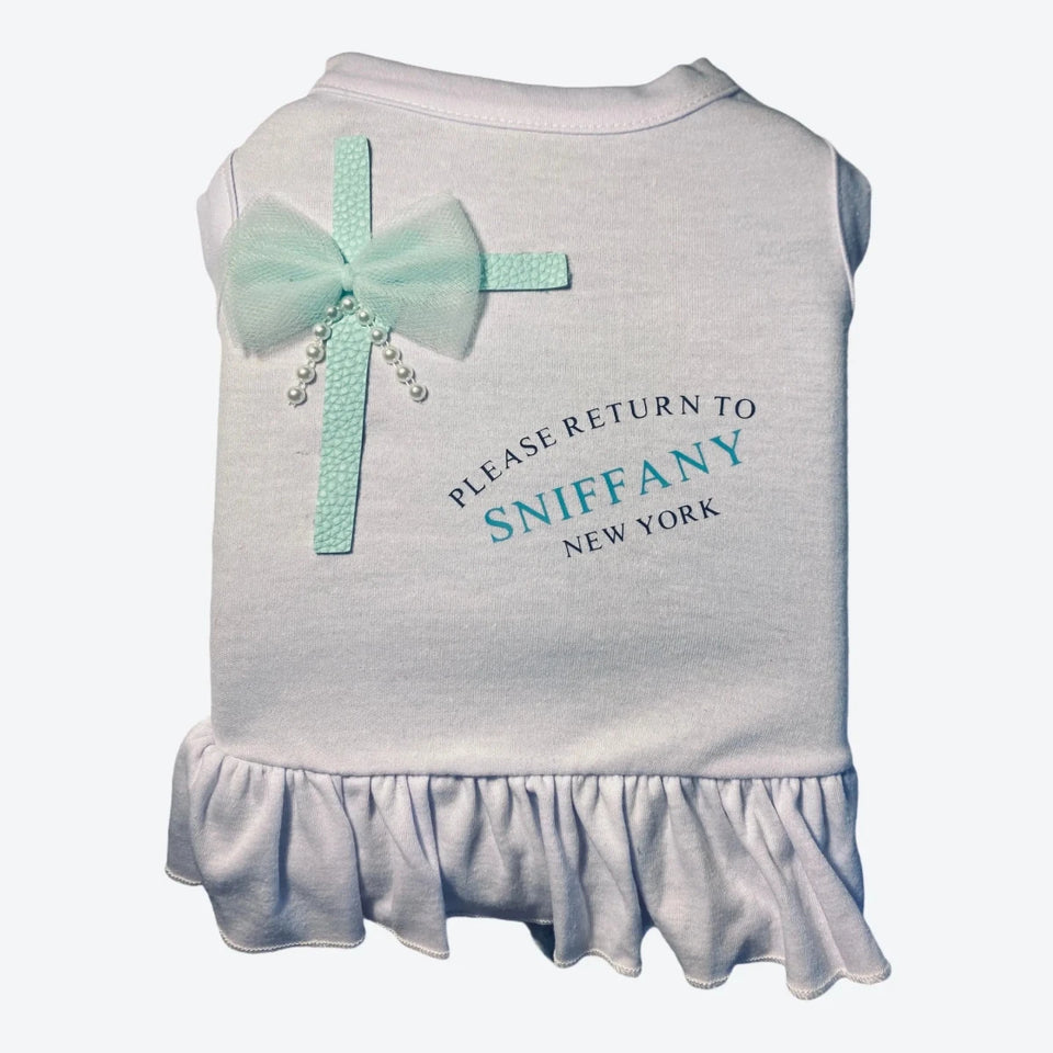 Wrap Me Up in Sniffany Dog Tee & Dress by Bark Fifth Avenue - Pets Perfect