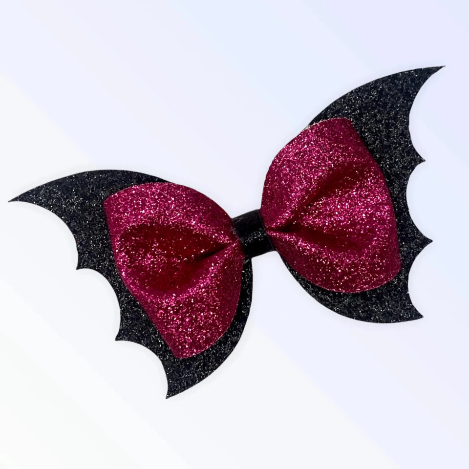 Fa-BOO-lous Bat Bows - Halloween Dog Hair Bow by Bark Fifth Avenue - Pets Perfect