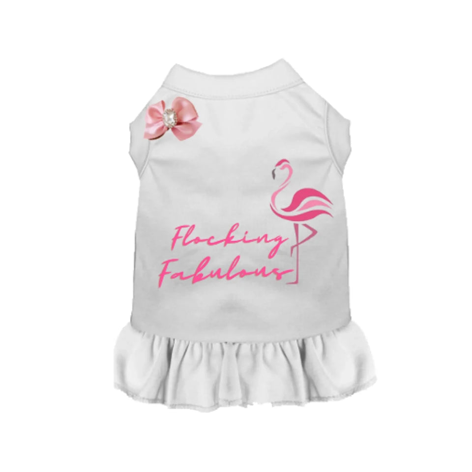 Flocking Fabulous - Summer Dog Tee & Dress by Bark Fifth Avenue - Pets Perfect