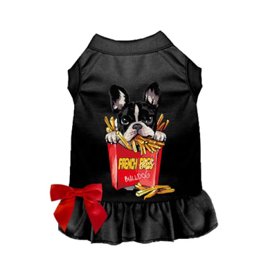 Frenchie Fries Dog Shirt and Dress - Bark Fifth Avenue - Pets Perfect