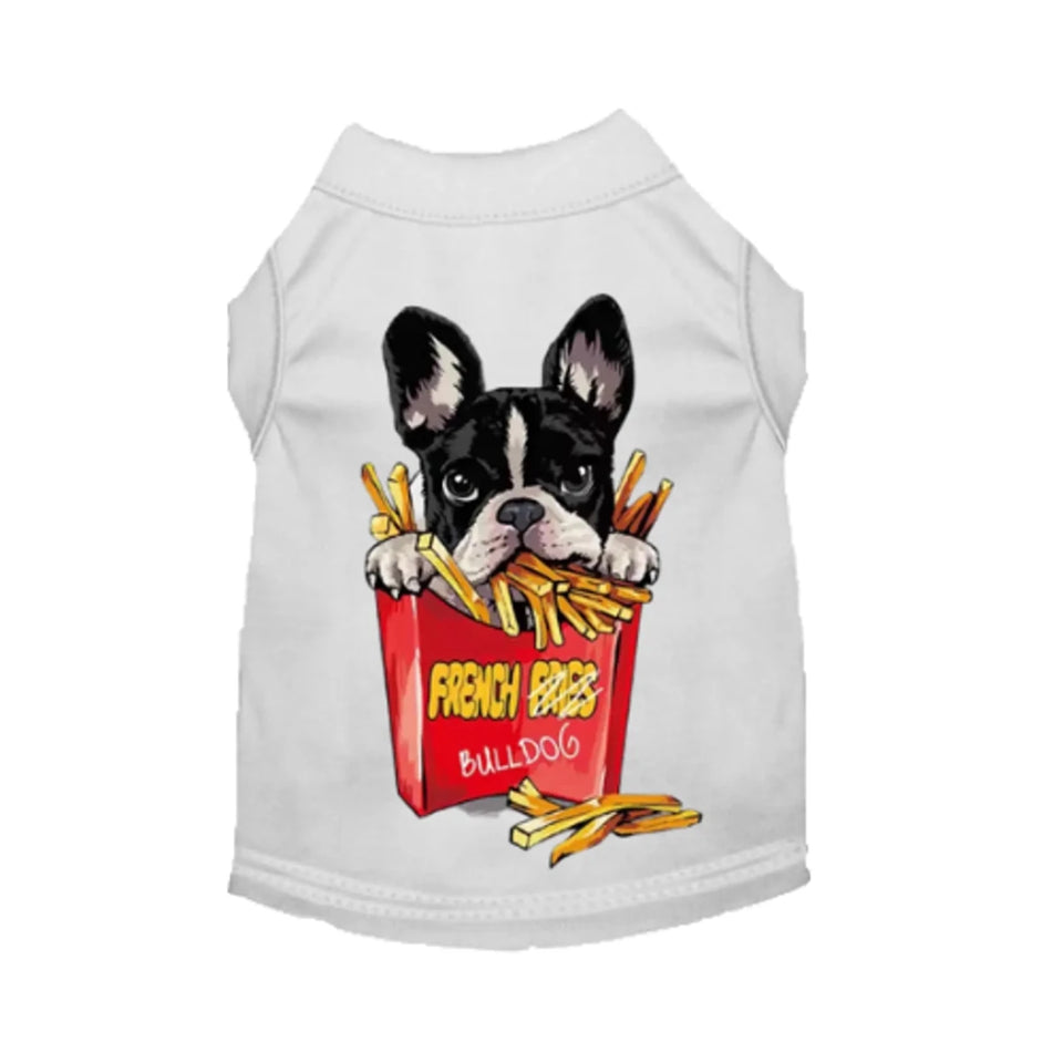 Frenchie Fries Dog Shirt and Dress - Bark Fifth Avenue - Pets Perfect
