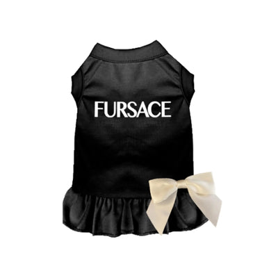 Fursace, Fursace, Fursace! Dog Tee & Dress - Designer-Inspired Logo Dog Apparel by Bark Fifth Avenue - Pets Perfect