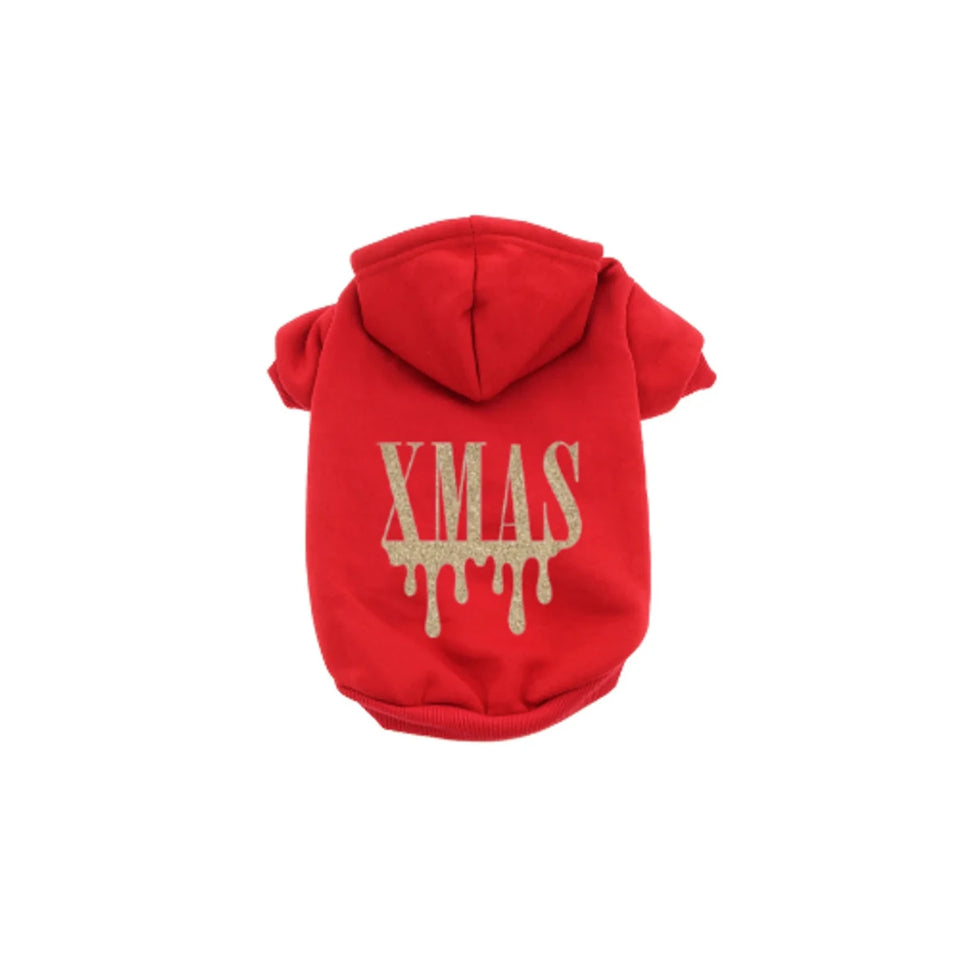 Bark Fifth Avenue Holiday Drip Dog Hoodie - 1 ct - Pets Perfect