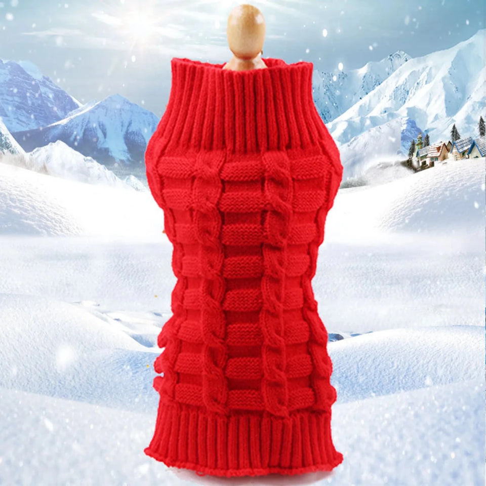 Bark Fifth Avenue Cashmere Twisted Rope Dog Sweater - Pets Perfect